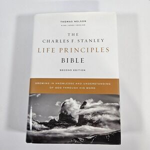 Charles F Stanley Life Principles Bible KJV 2nd Edition Thomas Nelson Hardcover